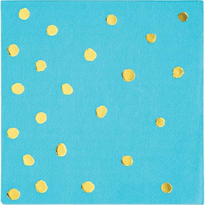 329943 BEVERAGE NAPKIN, 3PLY FOIL STAMPED, PAPER, MULTICOLOR